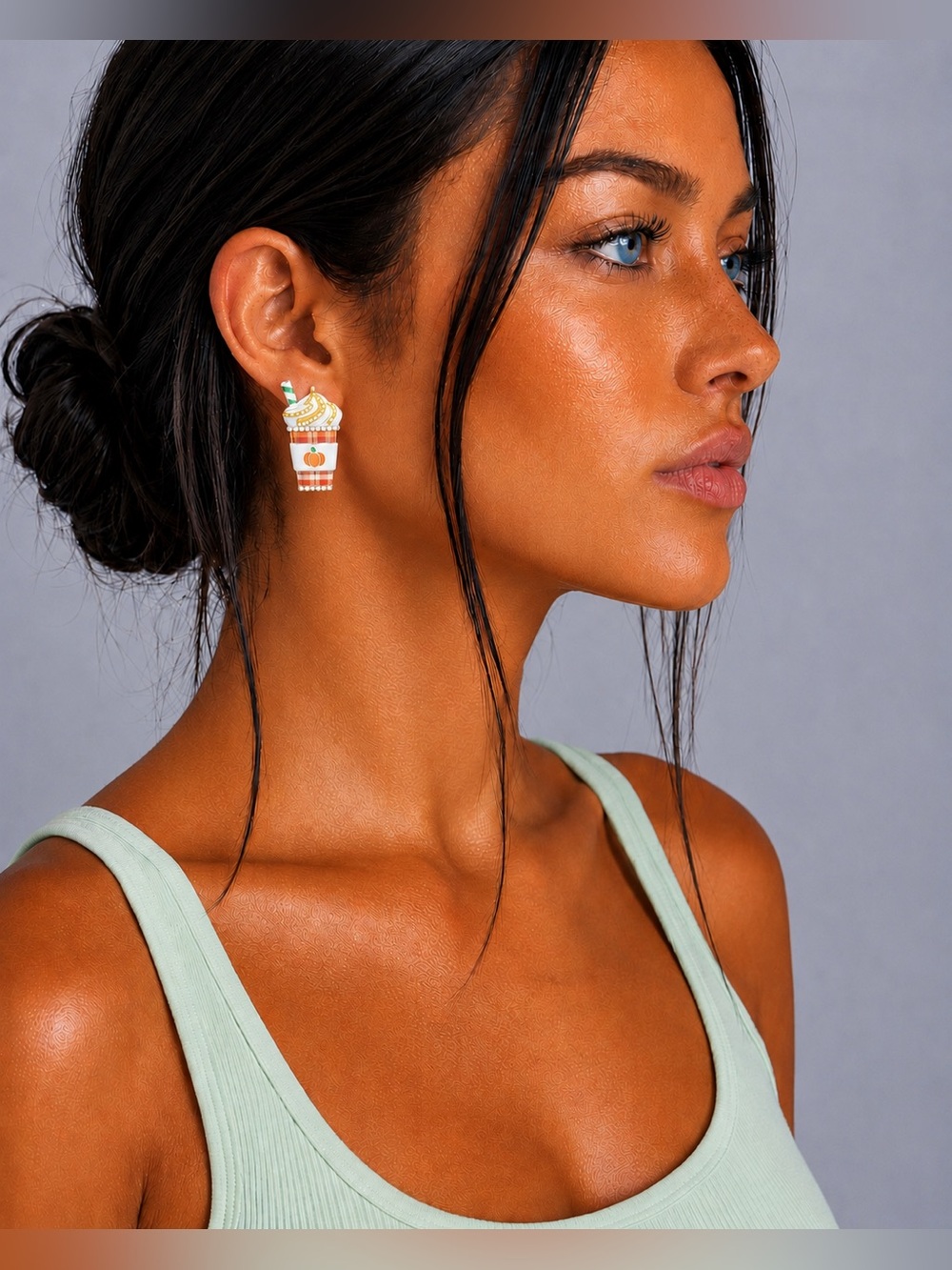 🎃New In Box Baublebar ‘Spice of The Patch’ In Pumpkin Spice We Trust. Earrings🎃
